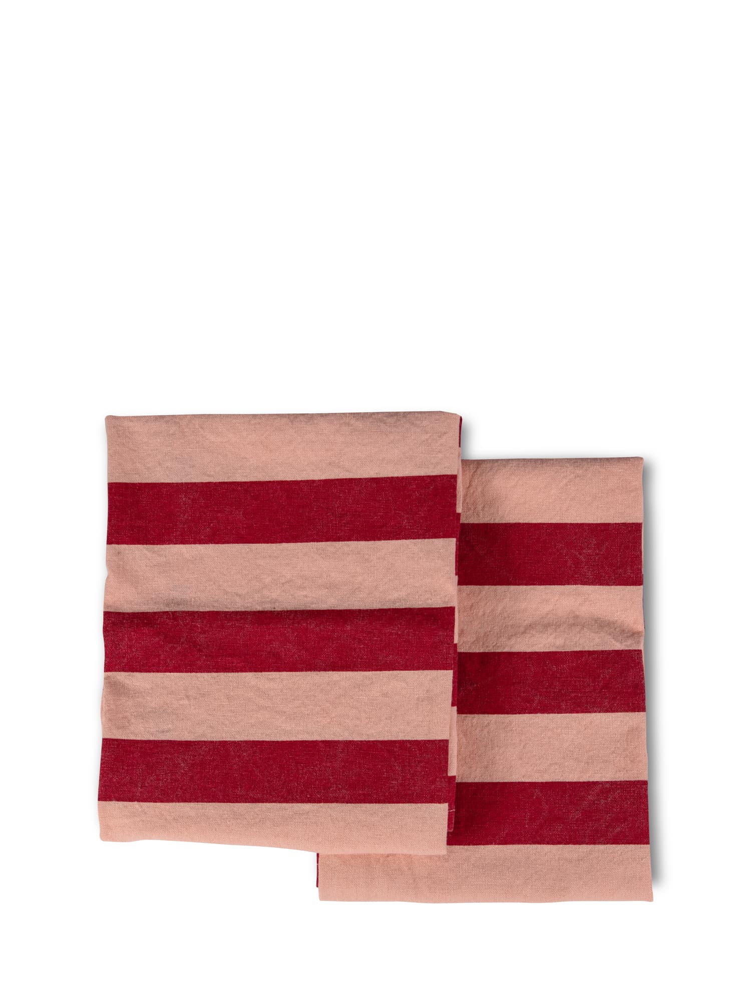 Kjøkkenhåndkle Leya, rød/rosa, 2-pk. – bilde 1