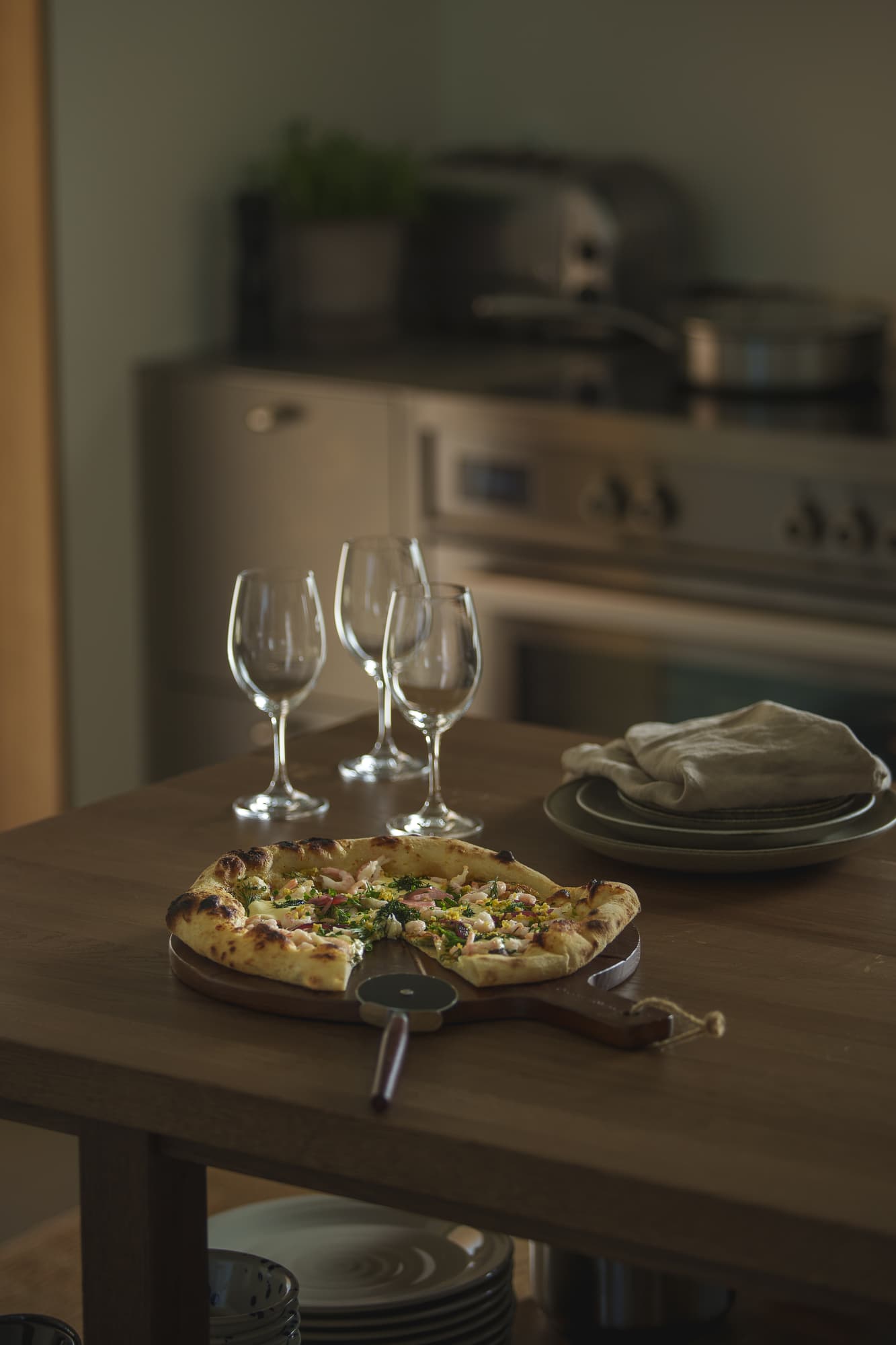 Blacksmith pizzaskjærebrett